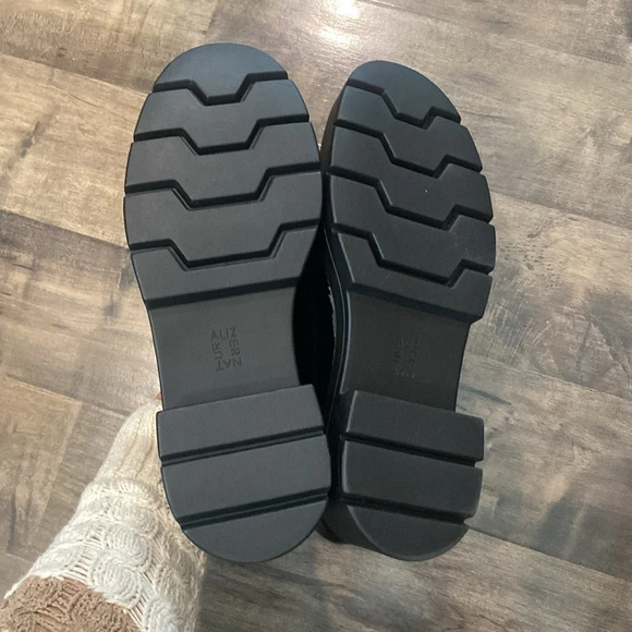 Naturalizer Womens Nieves Black Patent Leather Slip On Loafers Shoes 9.5M - Picture 5 of 6